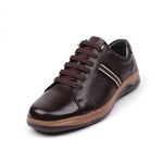 [Dr.K] Men's Comfort Sneakers 306 Dark Brown-Slip-on with Arch Support, Walking Shoes for Foot and Heel Pain Relief-Made in Korea